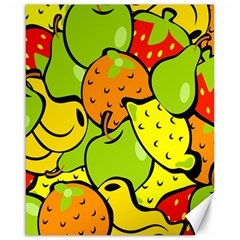 Digitally Created Funky Fruit Wallpaper Canvas 16  X 20   by Nexatart