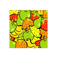 Digitally Created Funky Fruit Wallpaper Satin Bandana Scarf by Nexatart