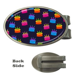 A Tilable Birthday Cake Party Background Money Clips (oval)  by Nexatart