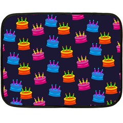 A Tilable Birthday Cake Party Background Fleece Blanket (mini) by Nexatart