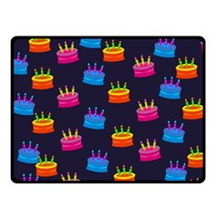 A Tilable Birthday Cake Party Background Fleece Blanket (small) by Nexatart