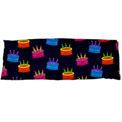 A Tilable Birthday Cake Party Background Body Pillow Case Dakimakura (two Sides) by Nexatart