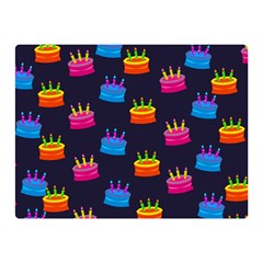 A Tilable Birthday Cake Party Background Double Sided Flano Blanket (mini)  by Nexatart