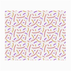 Confetti Background Pink Purple Yellow On White Background Small Glasses Cloth by Nexatart