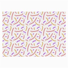 Confetti Background Pink Purple Yellow On White Background Large Glasses Cloth by Nexatart