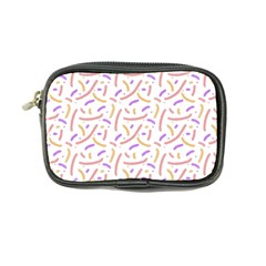 Confetti Background Pink Purple Yellow On White Background Coin Purse by Nexatart