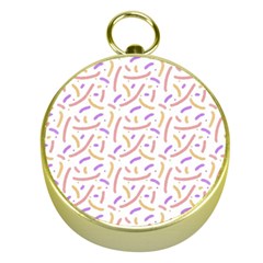 Confetti Background Pink Purple Yellow On White Background Gold Compasses by Nexatart