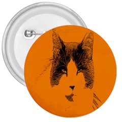 Cat Graphic Art 3  Buttons by Nexatart