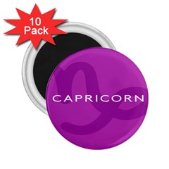 Zodiac Capricorn Purple 2 25  Magnets (10 Pack)  by Mariart