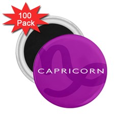 Zodiac Capricorn Purple 2 25  Magnets (100 Pack)  by Mariart