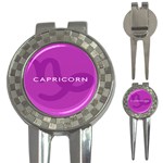 Zodiac Capricorn Purple 3-in-1 Golf Divots Front