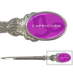 Zodiac Capricorn Purple Letter Openers by Mariart