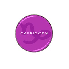 Zodiac Capricorn Purple Hat Clip Ball Marker by Mariart