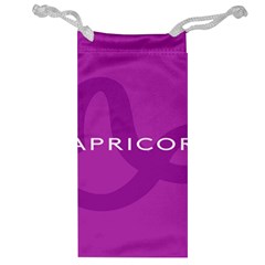 Zodiac Capricorn Purple Jewelry Bag by Mariart