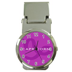 Zodiac Capricorn Purple Money Clip Watches by Mariart