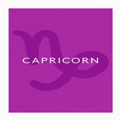 Zodiac Capricorn Purple Medium Glasses Cloth by Mariart