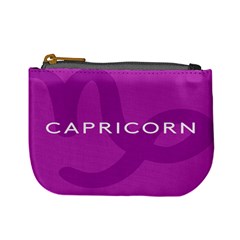 Zodiac Capricorn Purple Mini Coin Purses by Mariart