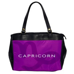 Zodiac Capricorn Purple Office Handbags