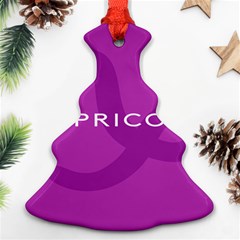 Zodiac Capricorn Purple Christmas Tree Ornament (two Sides) by Mariart