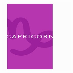 Zodiac Capricorn Purple Small Garden Flag (two Sides) by Mariart