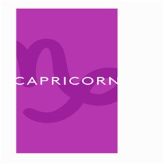 Zodiac Capricorn Purple Large Garden Flag (two Sides) by Mariart