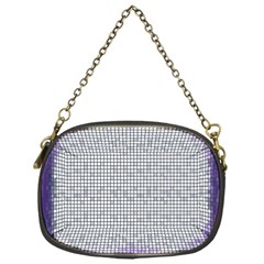 Purple Square Frame With Mosaic Pattern Chain Purses (one Side)  by Nexatart