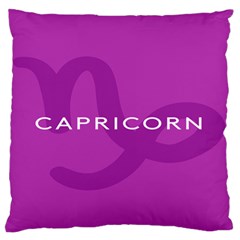 Zodiac Capricorn Purple Standard Flano Cushion Case (two Sides) by Mariart