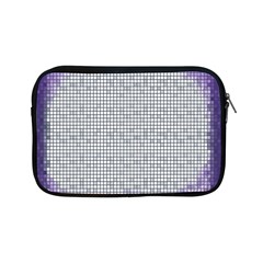 Purple Square Frame With Mosaic Pattern Apple Ipad Mini Zipper Cases by Nexatart