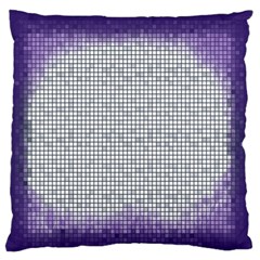 Purple Square Frame With Mosaic Pattern Standard Flano Cushion Case (one Side) by Nexatart