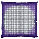 Purple Square Frame With Mosaic Pattern Standard Flano Cushion Case (Two Sides) Front