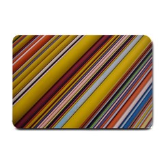 Colourful Lines Small Doormat  by Nexatart