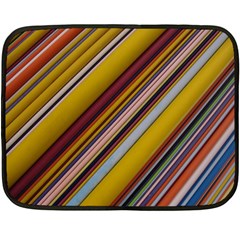 Colourful Lines Double Sided Fleece Blanket (mini)  by Nexatart