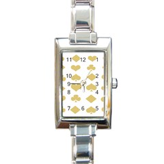 Card Symbols Rectangle Italian Charm Watch