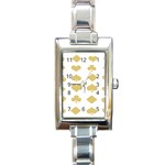 Card Symbols Rectangle Italian Charm Watch Front