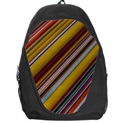 Colourful Lines Backpack Bag by Nexatart