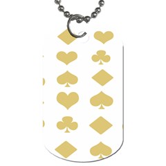 Card Symbols Dog Tag (one Side) by Mariart