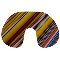 Colourful Lines Travel Neck Pillows by Nexatart