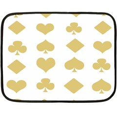 Card Symbols Fleece Blanket (mini) by Mariart