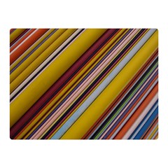 Colourful Lines Double Sided Flano Blanket (mini)  by Nexatart