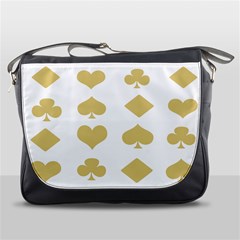 Card Symbols Messenger Bags