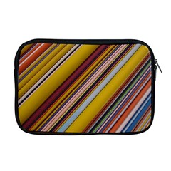 Colourful Lines Apple Macbook Pro 17  Zipper Case by Nexatart