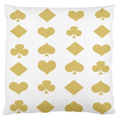 Card Symbols Standard Flano Cushion Case (one Side) by Mariart