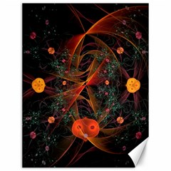 Fractal Wallpaper With Dancing Planets On Black Background Canvas 12  X 16   by Nexatart