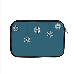 Blue Snowflakes Christmas Trees Apple Macbook Pro 15  Zipper Case by Mariart