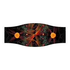 Fractal Wallpaper With Dancing Planets On Black Background Stretchable Headband by Nexatart