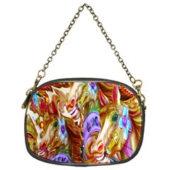 3 Carousel Ride Horses Chain Purses (one Side)  by Nexatart