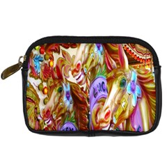 3 Carousel Ride Horses Digital Camera Cases by Nexatart