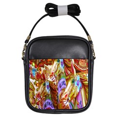 3 Carousel Ride Horses Girls Sling Bags by Nexatart