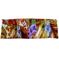 3 Carousel Ride Horses Body Pillow Case Dakimakura (two Sides) by Nexatart