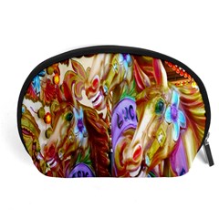 3 Carousel Ride Horses Accessory Pouches (large)  by Nexatart